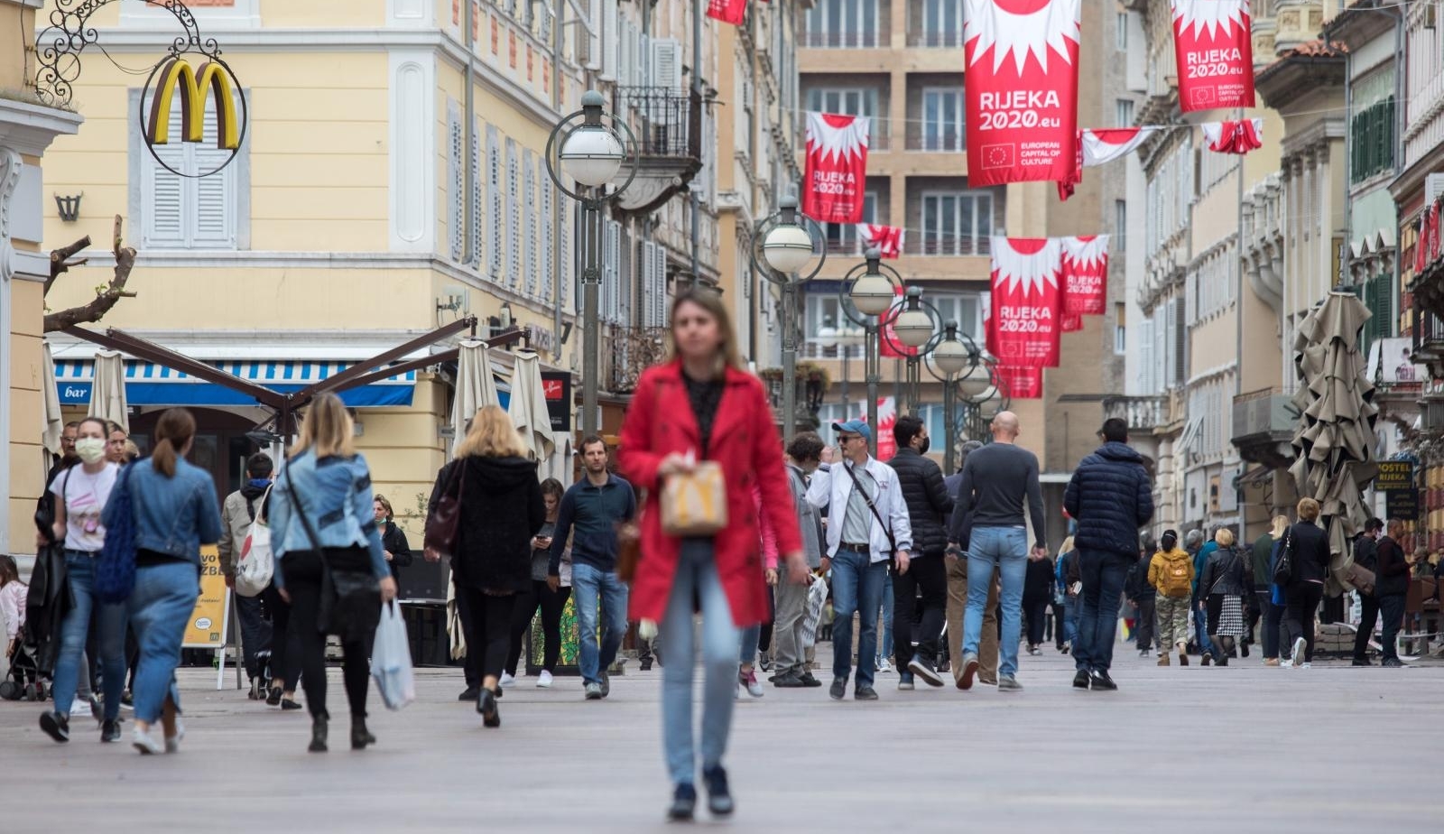 Rijeka: Atmosfera u centru grada nakon popuštanja mjera Rijeka: Atmosfera u centru grada nakon popuštanja mjera