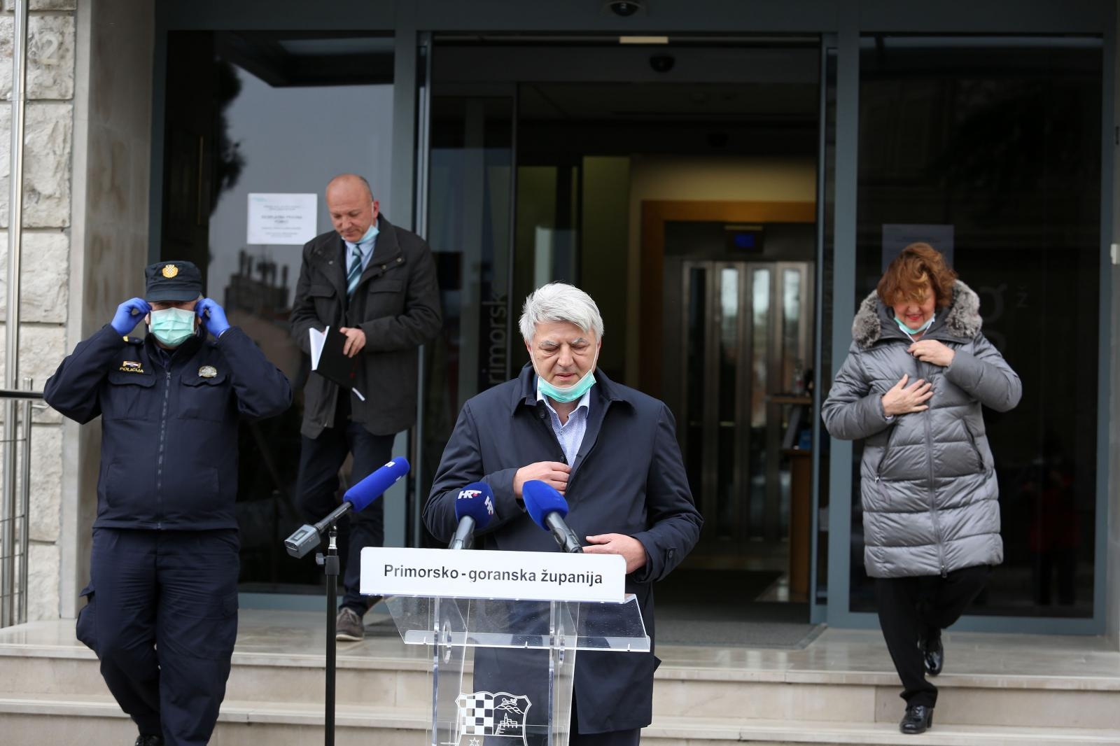Rijeka: Konferencija za medije Stožera Civilne zaštite Primorsko-goranske županije Rijeka: Konferencija za medije Stožera Civilne zaštite Primorsko-goranske županije