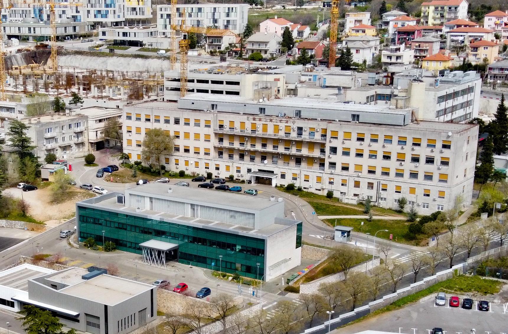 kbc rijeka dron panorama sušak koronavirus kbc rijeka dron panorama sušak koronavirus