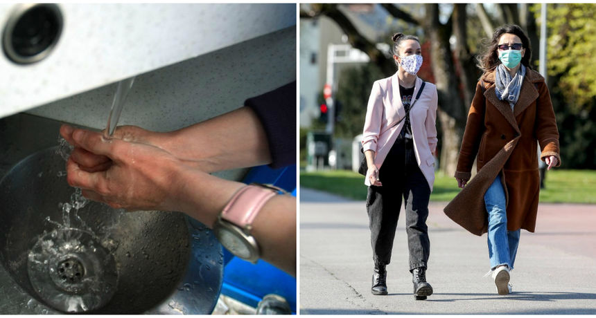 koronavirus pranje ruku šetnja maskice koronavirus pranje ruku šetnja maskice