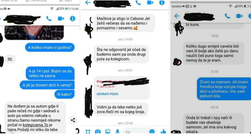 poruke pedofil poruke pedofil
