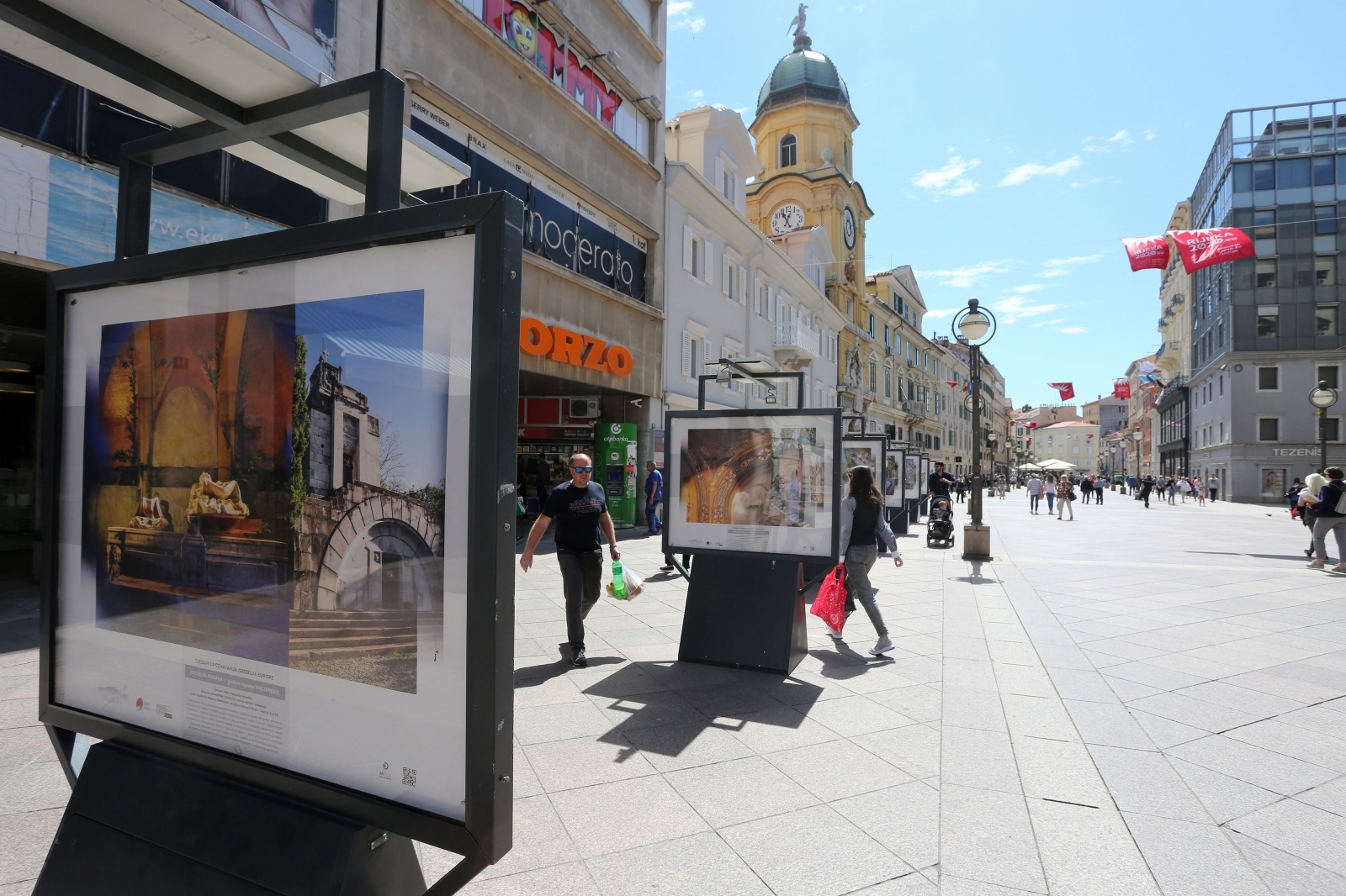 Rijeka: Na Korzu otvorena izložba povodom Tjedna upoznavanja groblja Europe