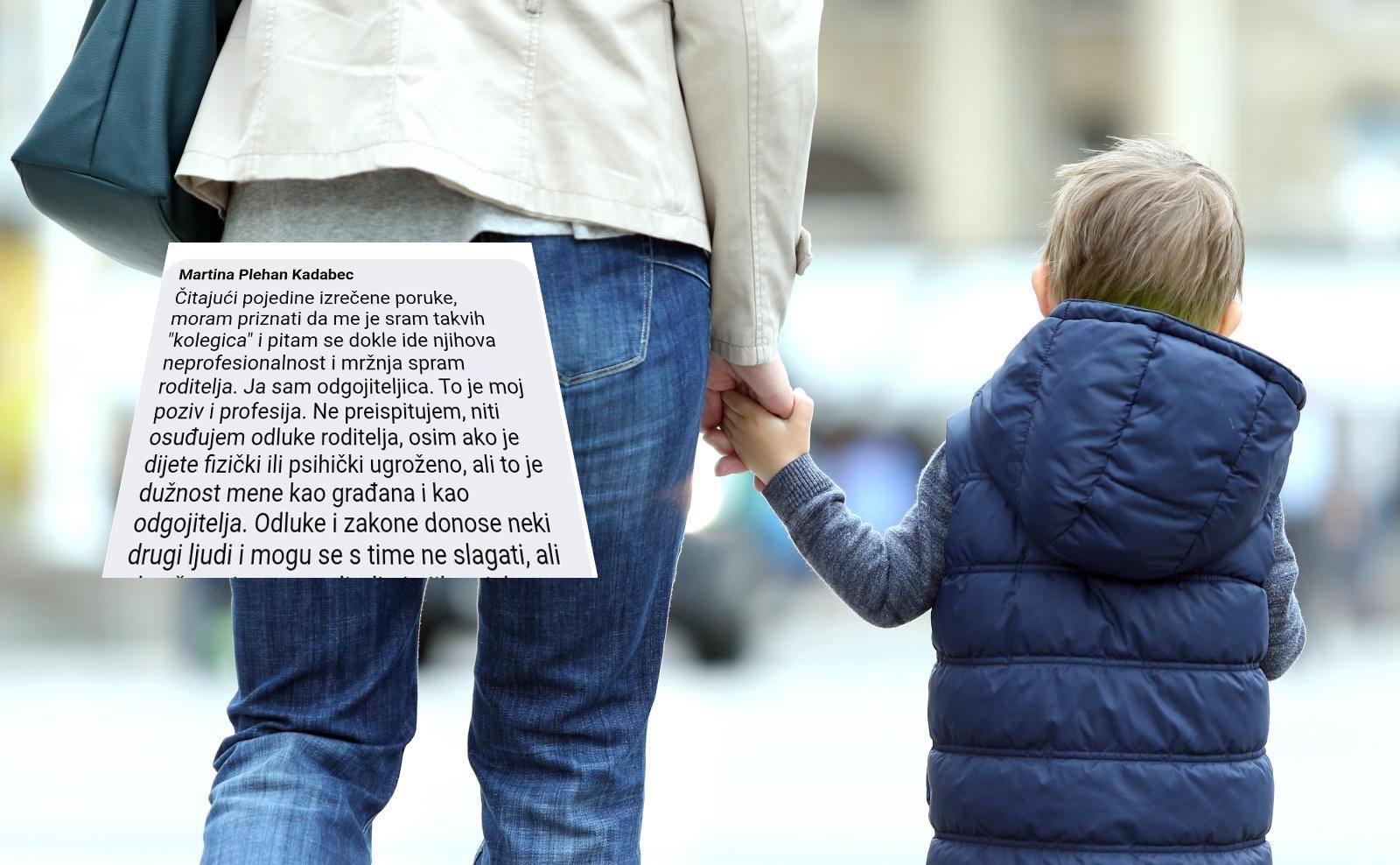 reagiranje odgajateljice kolaž