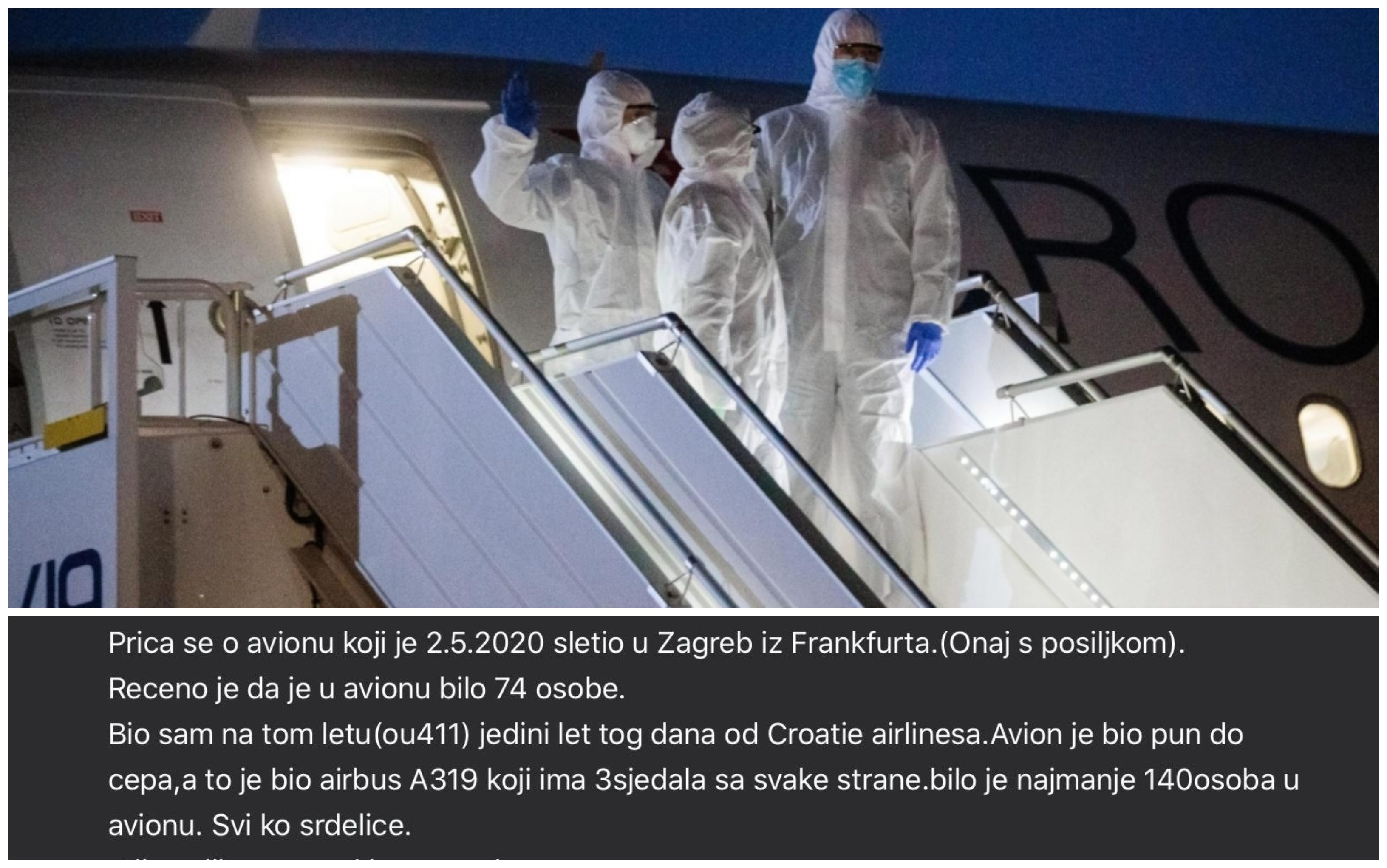 zrakoplov koronavirus koronalet
