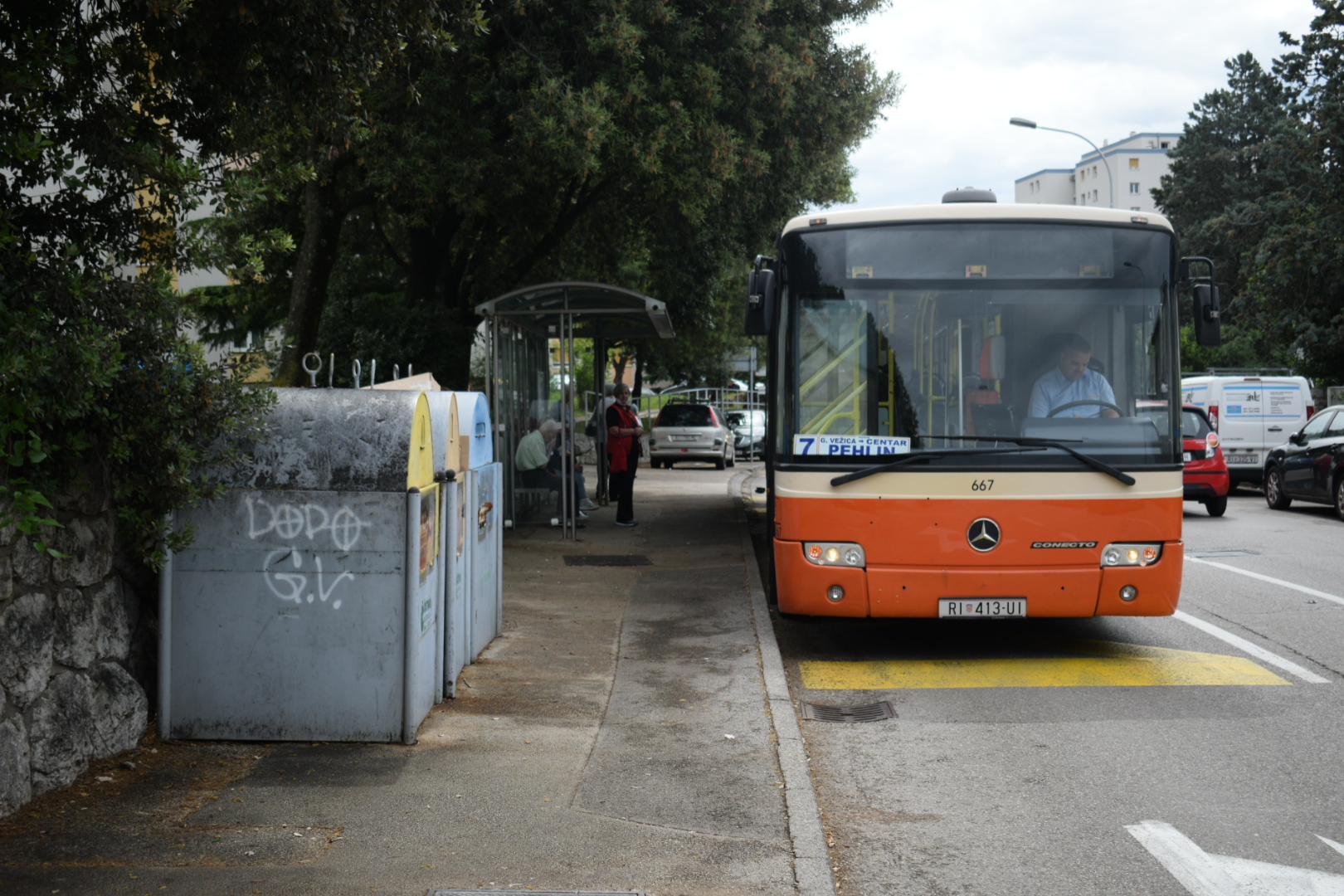 Autotrolej Gužva udarac Vežica