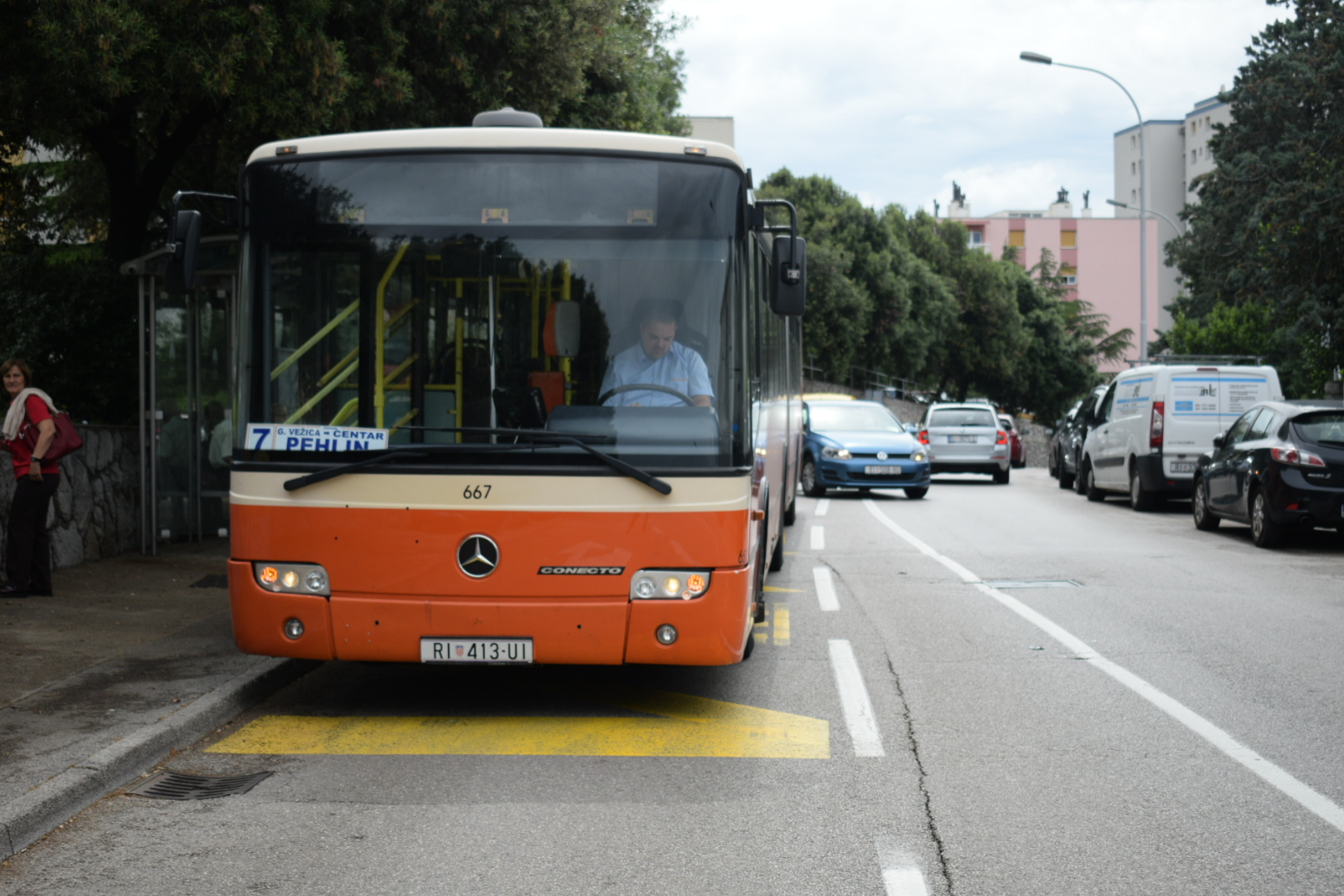 Autotrolej Gužva udarac Vežica