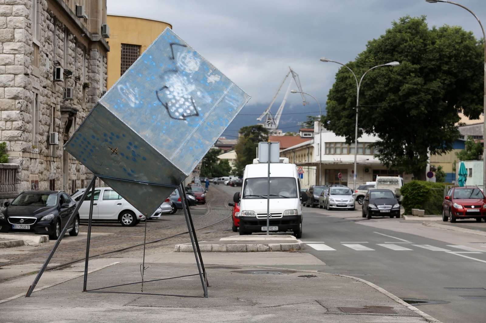 Rijeka: Skulptura umjetnika Gorana Nemarnika Gusa