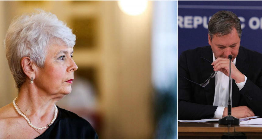 Jadranka Kosor i Aleksandar Vučić