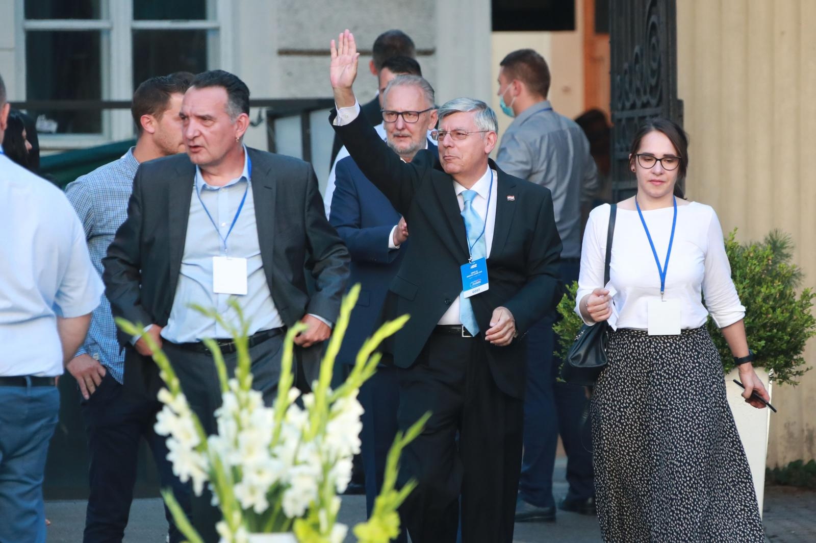 Zagreb: Doček izbornih rezultata u stožeru HDZ-a