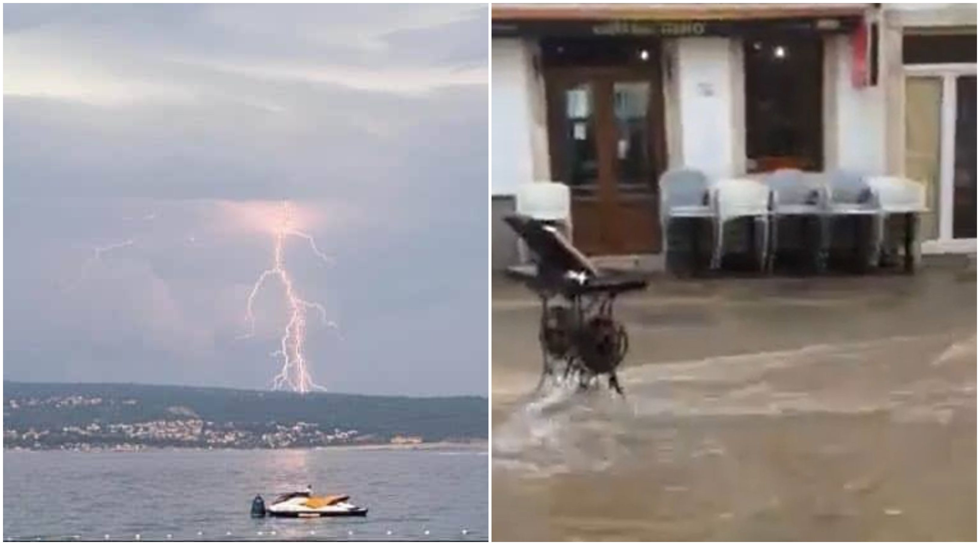 kiša nevrijeme krk senj kiša nevrijeme krk senj