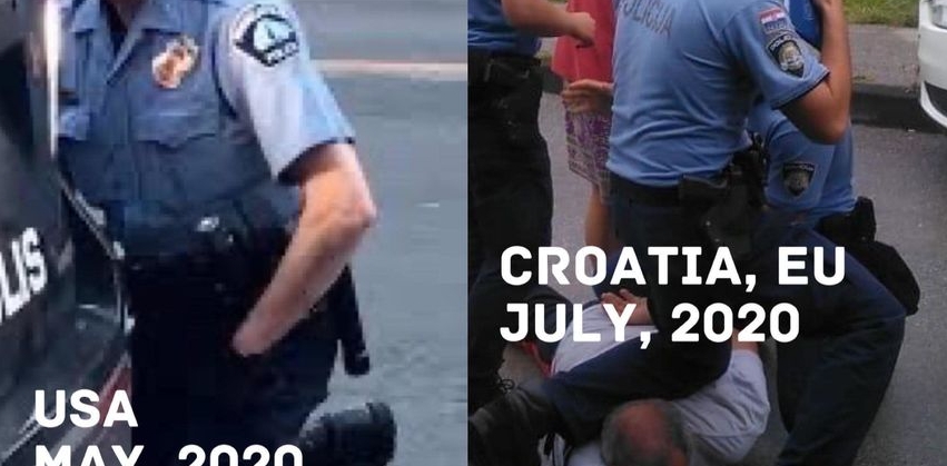 policija noga na vratu amerikanizacija