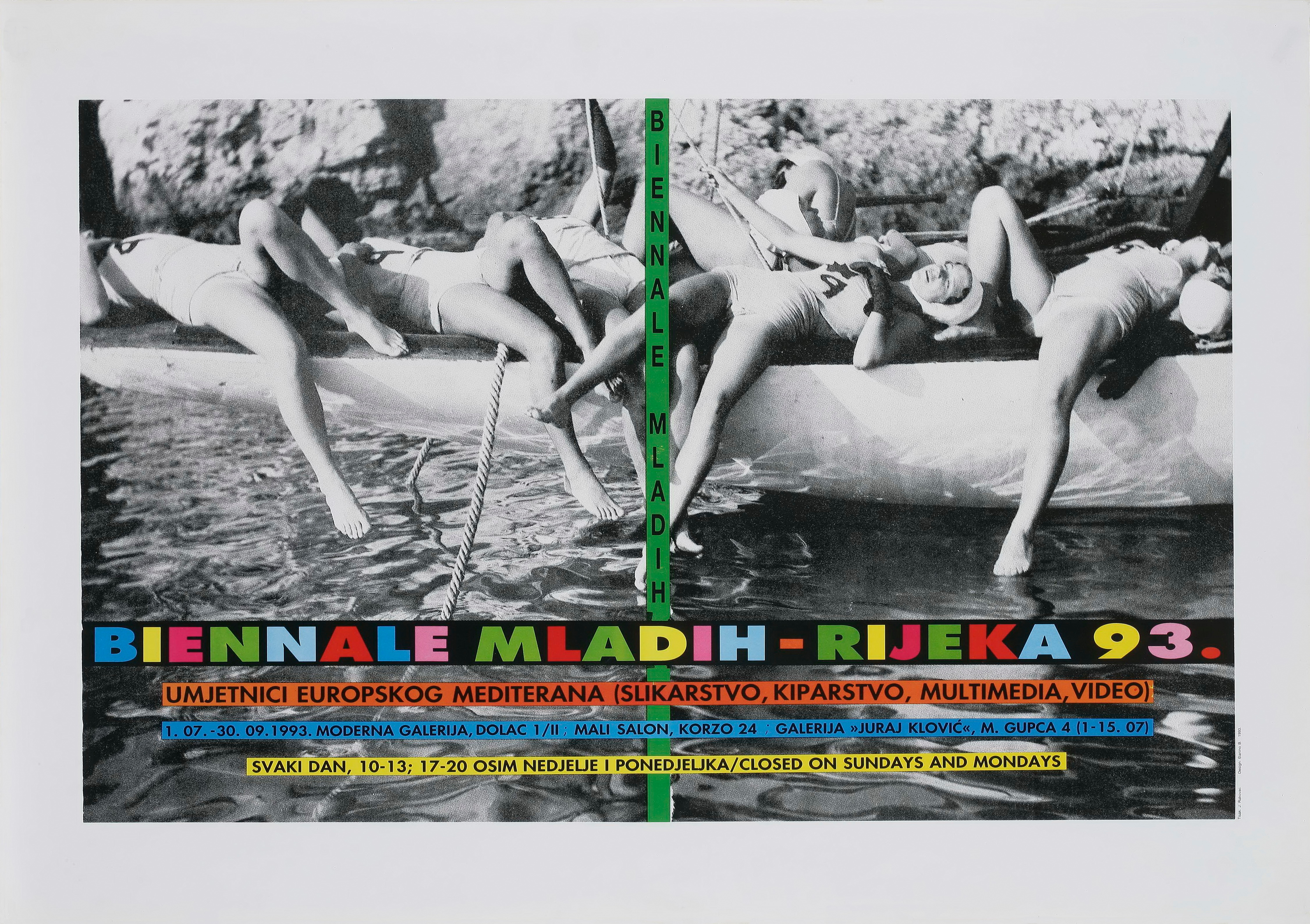 Đanino Božić_Plakat za izložbu Biennale mladih_Rijeka 93.1993 Đanino Božić_Plakat za izložbu Biennale mladih_Rijeka 93.1993