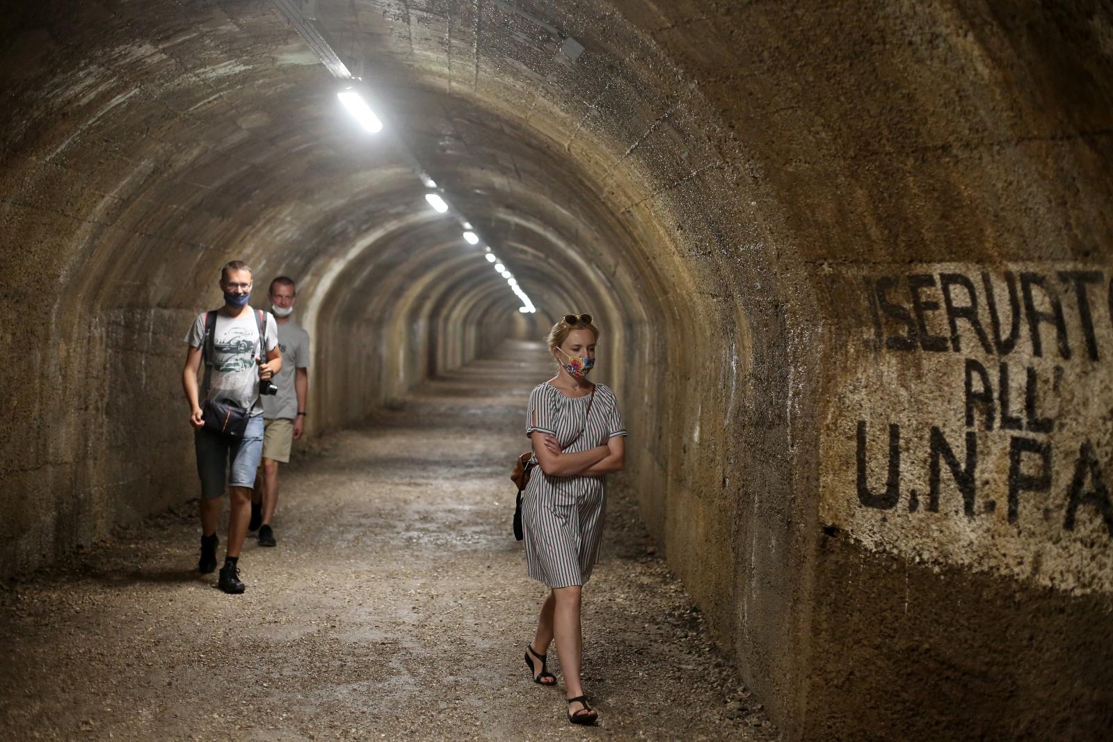 Rijeka: Turisti u obilasku riječkog tunela poznatog i kao TunelRi