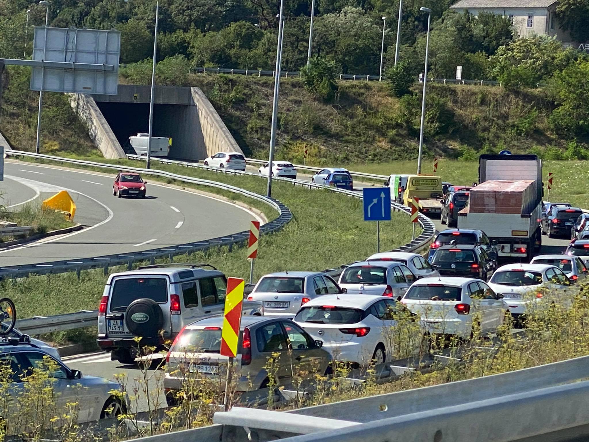 zaobilaznica kolona tunel trsat 1