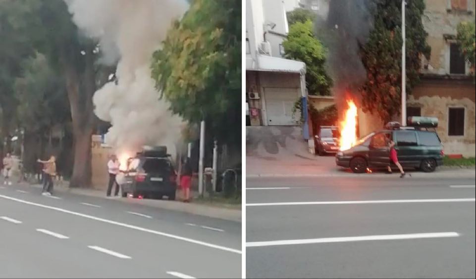 požar auto zvonimirova požar auto zvonimirova