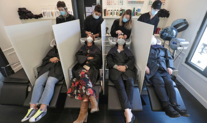 CORONAVIRUS :MAXIMUM PROTECTIONS DURING THE SHAMPOOS AT DAVID LUCAS HAIR SALONS CORONAVIRUS :MAXIMUM PROTECTIONS DURING THE SHAMPOOS AT DAVID LUCAS HAIR SALONS