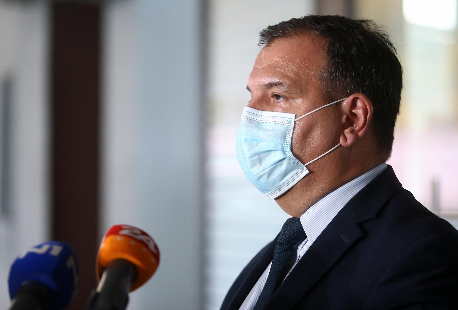 Zagreb: Vili Beroš na konferencije za medije Zagreb: Vili Beroš na konferencije za medije