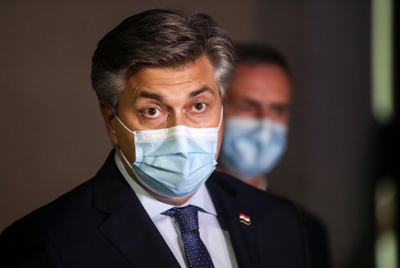 Zagreb: Andrej Plenković obratio se medijima nakon sjednice Predsjedništva HDZ-a