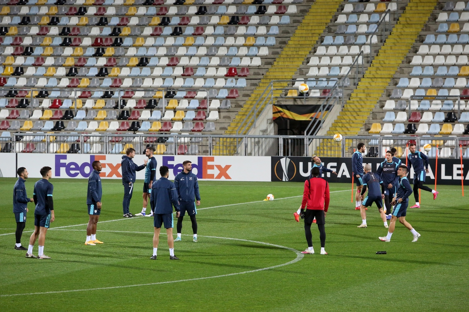 Trening nogometaša Rijeke uoči utakmice s Napolijem Trening nogometaša Rijeke uoči utakmice s Napolijem