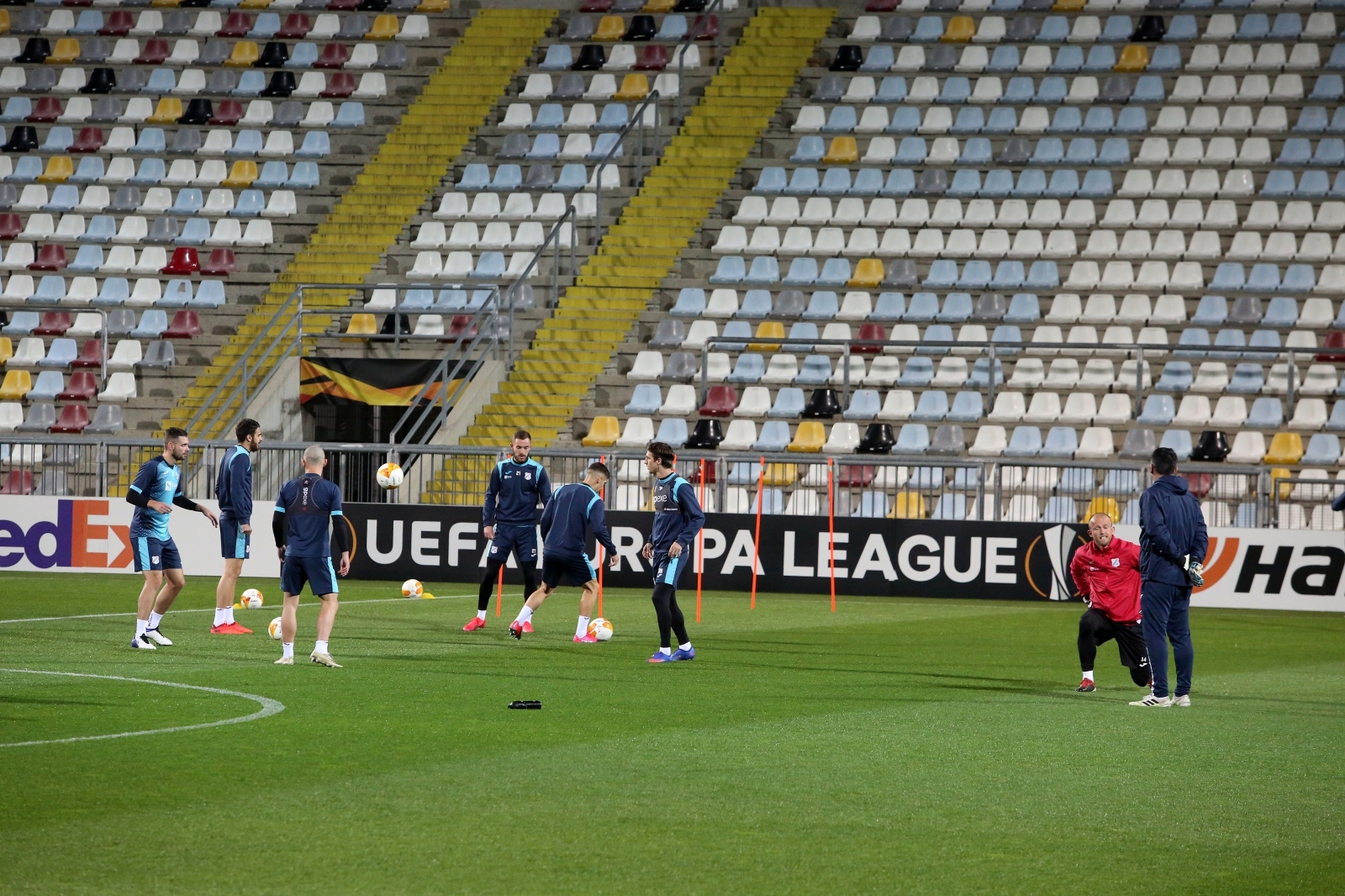 Trening nogometaša Rijeke uoči utakmice s Napolijem