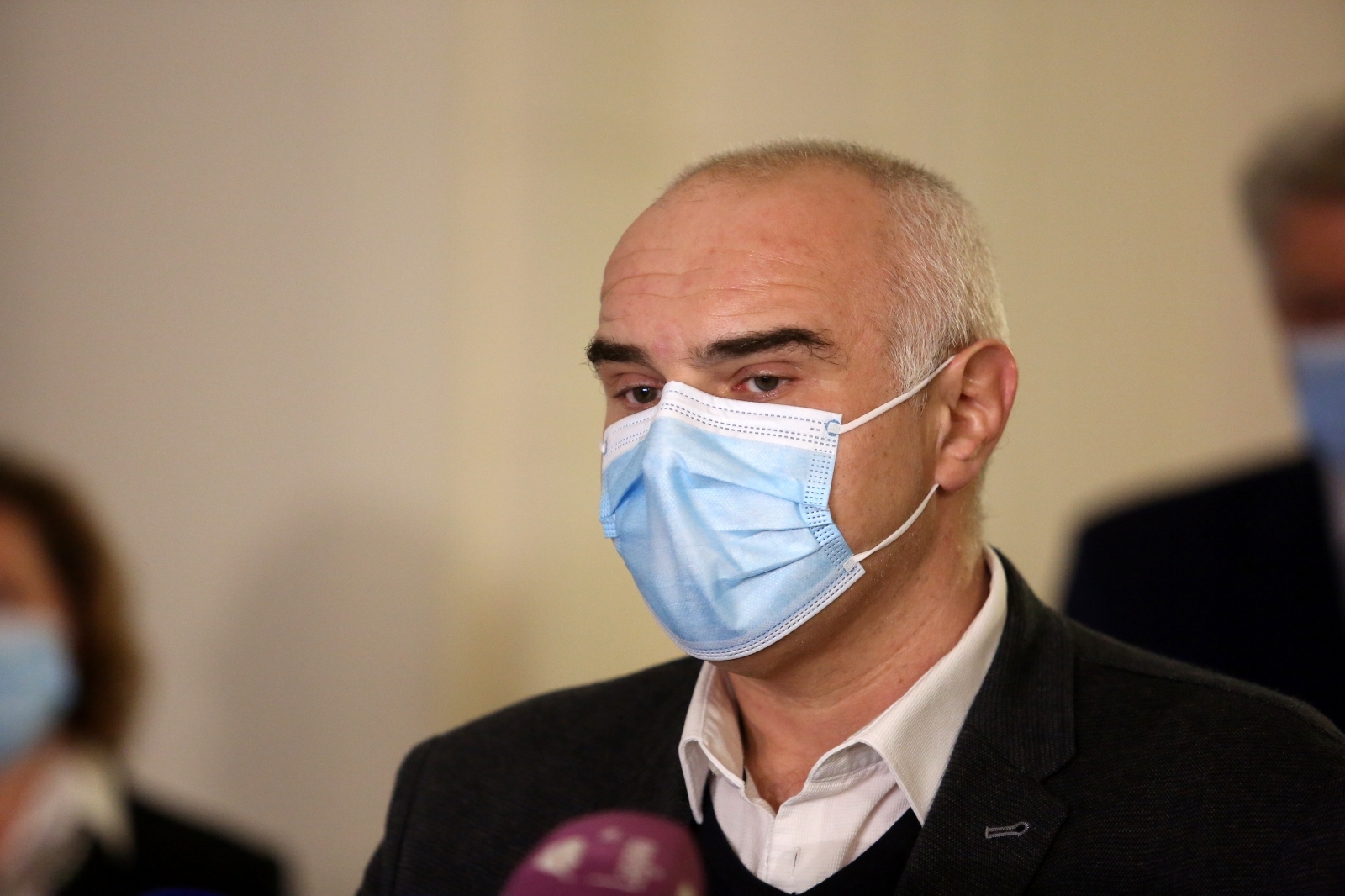 Rijeka: Konferencija župana Zlatka Komadine i članova Stožera Civilne zaštite