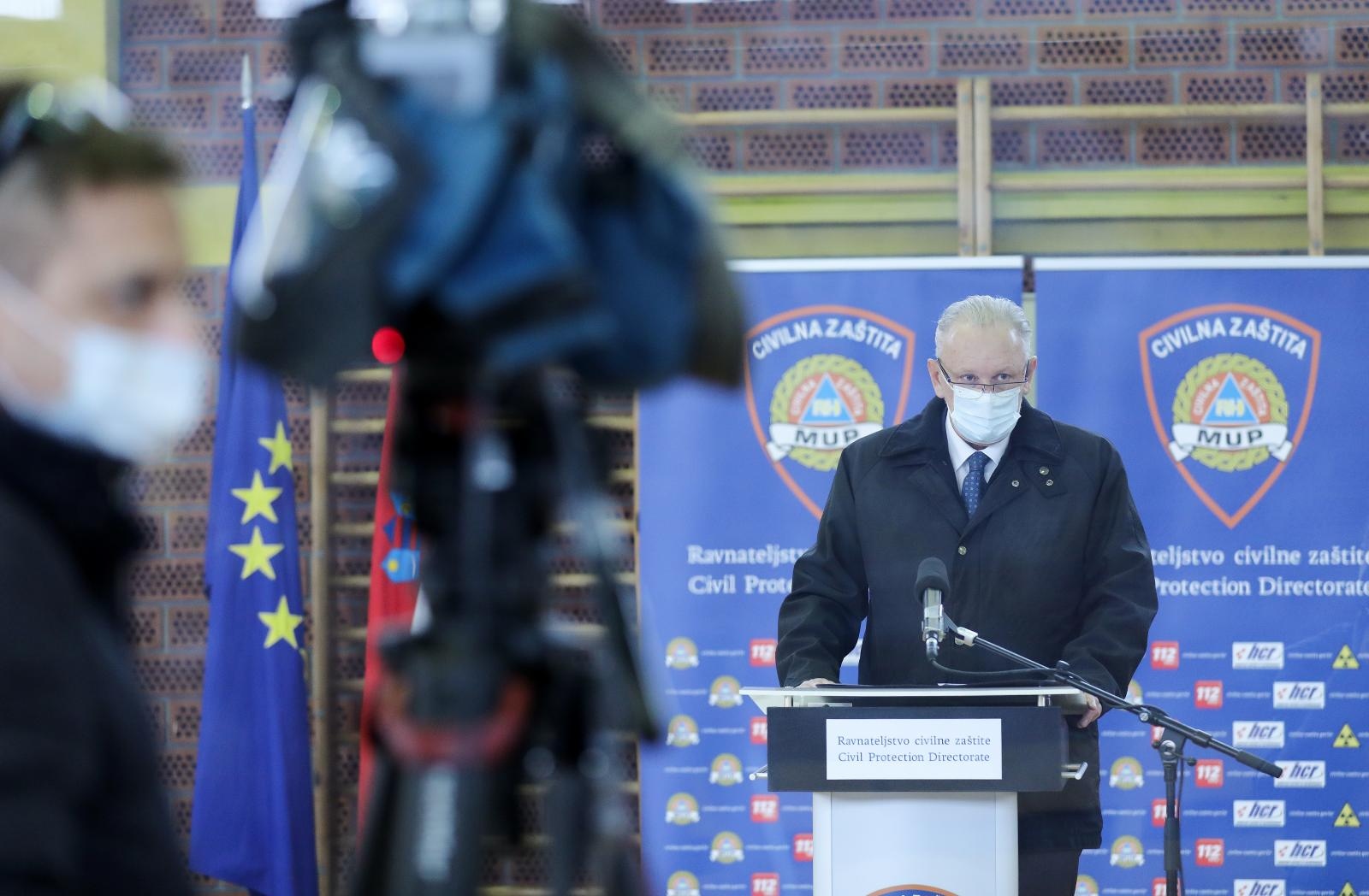 Zagreb: Nacionalni stožer za civilnu zaštitu održao konferenciju za medije Zagreb: Nacionalni stožer za civilnu zaštitu održao konferenciju za medije
