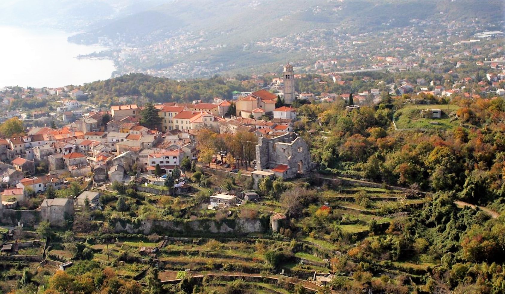 kastav dron panorama