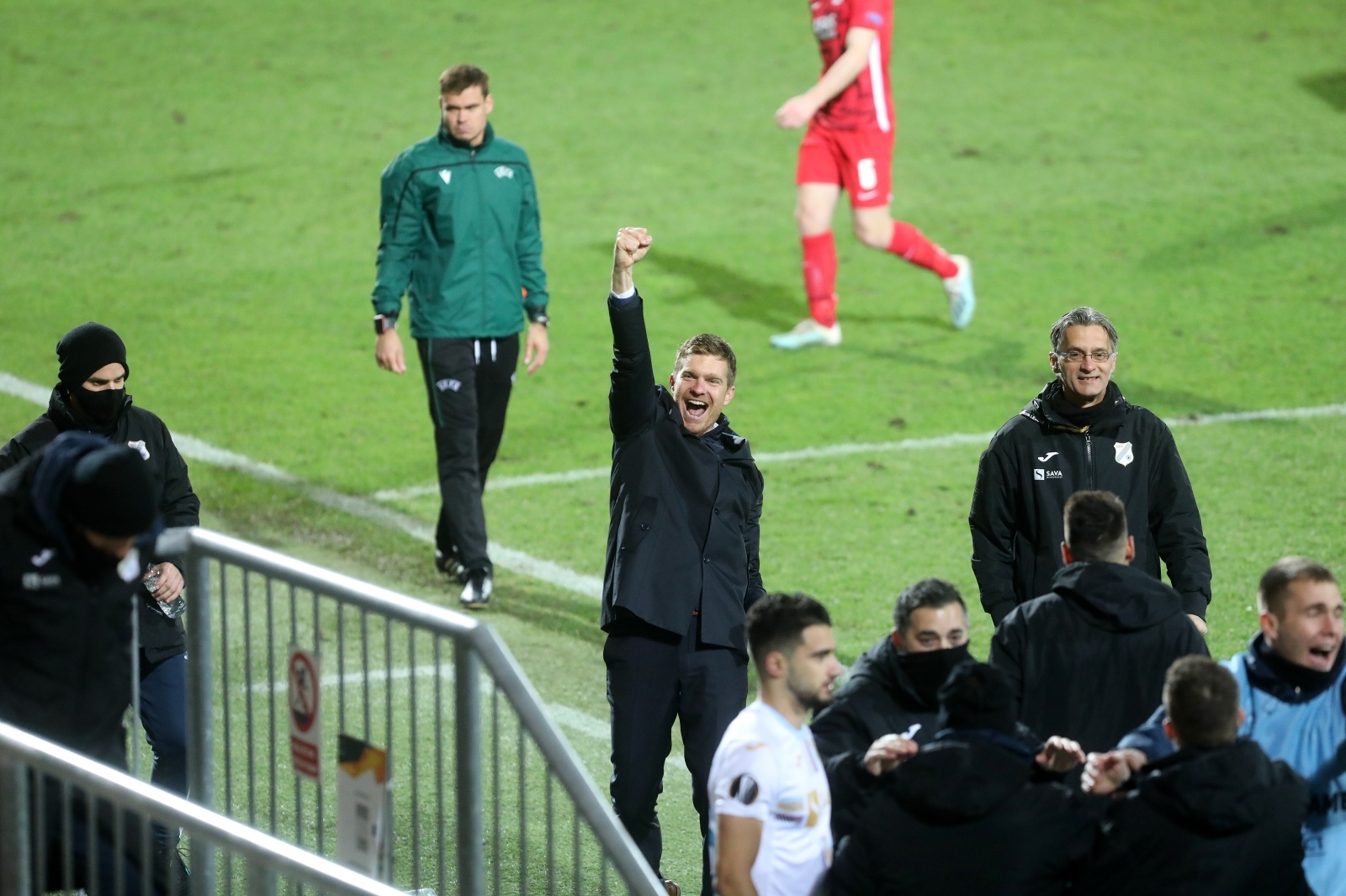 Rijeka: Slavlje HNK Rijeka nakon pobjede AZ Alkmaar na Rujevici Rijeka: Slavlje HNK Rijeka nakon pobjede AZ Alkmaar na Rujevici