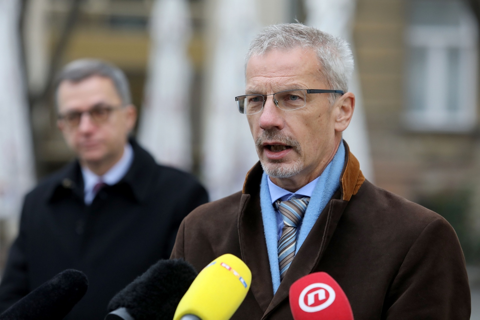 Guverner HNB Boris Vujičić i talijanski veleposlanik Pierfrancesco Sacco obratili se medijima