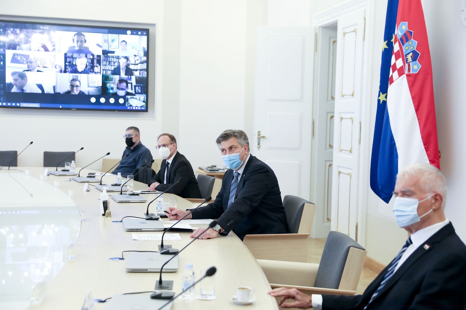 Zagreb: Sjednica Znanstvenog savjeta za borbu protiv koronavirusa