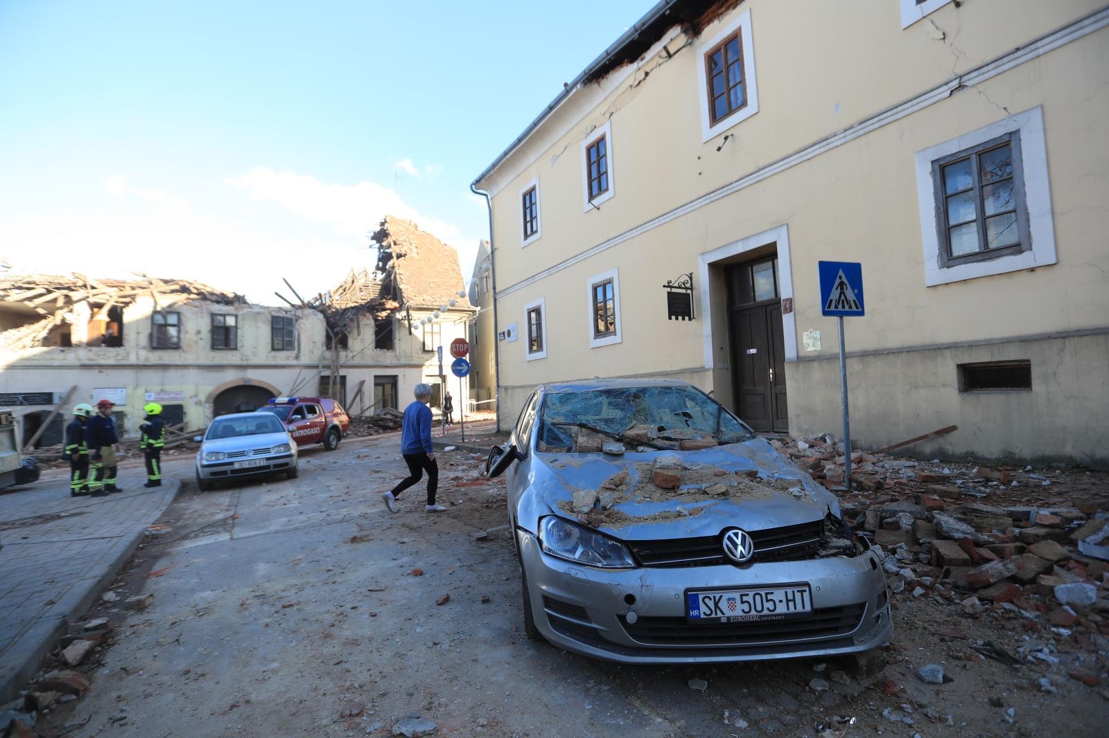 Posljedice razornog potresa u Petrinji i okolici