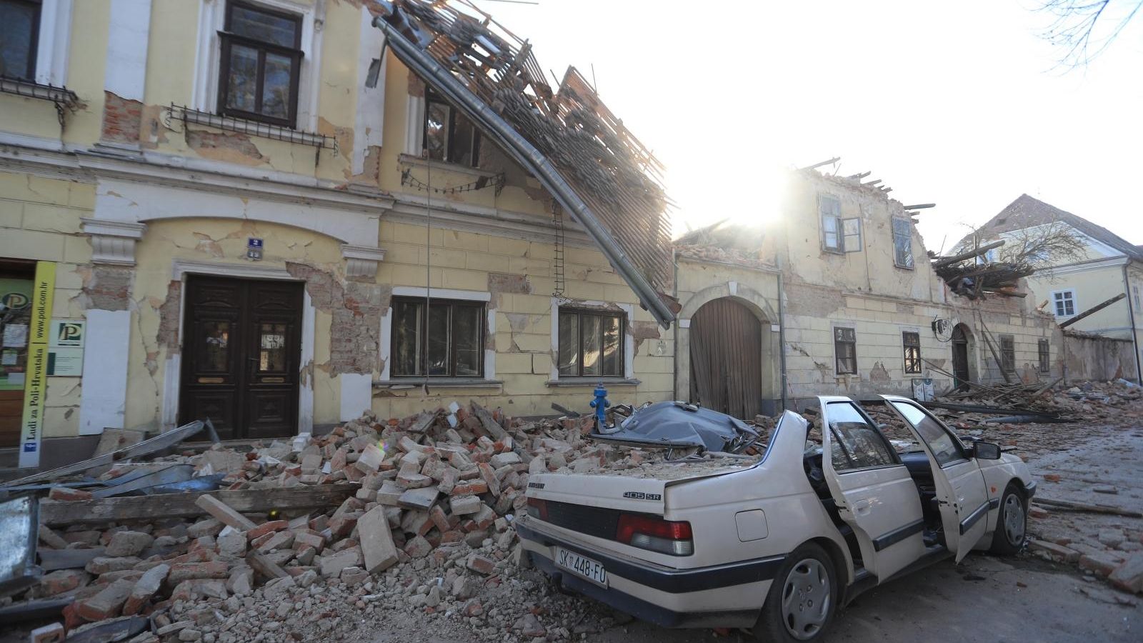 Posljedice razornog potresa u Petrinji i okolici