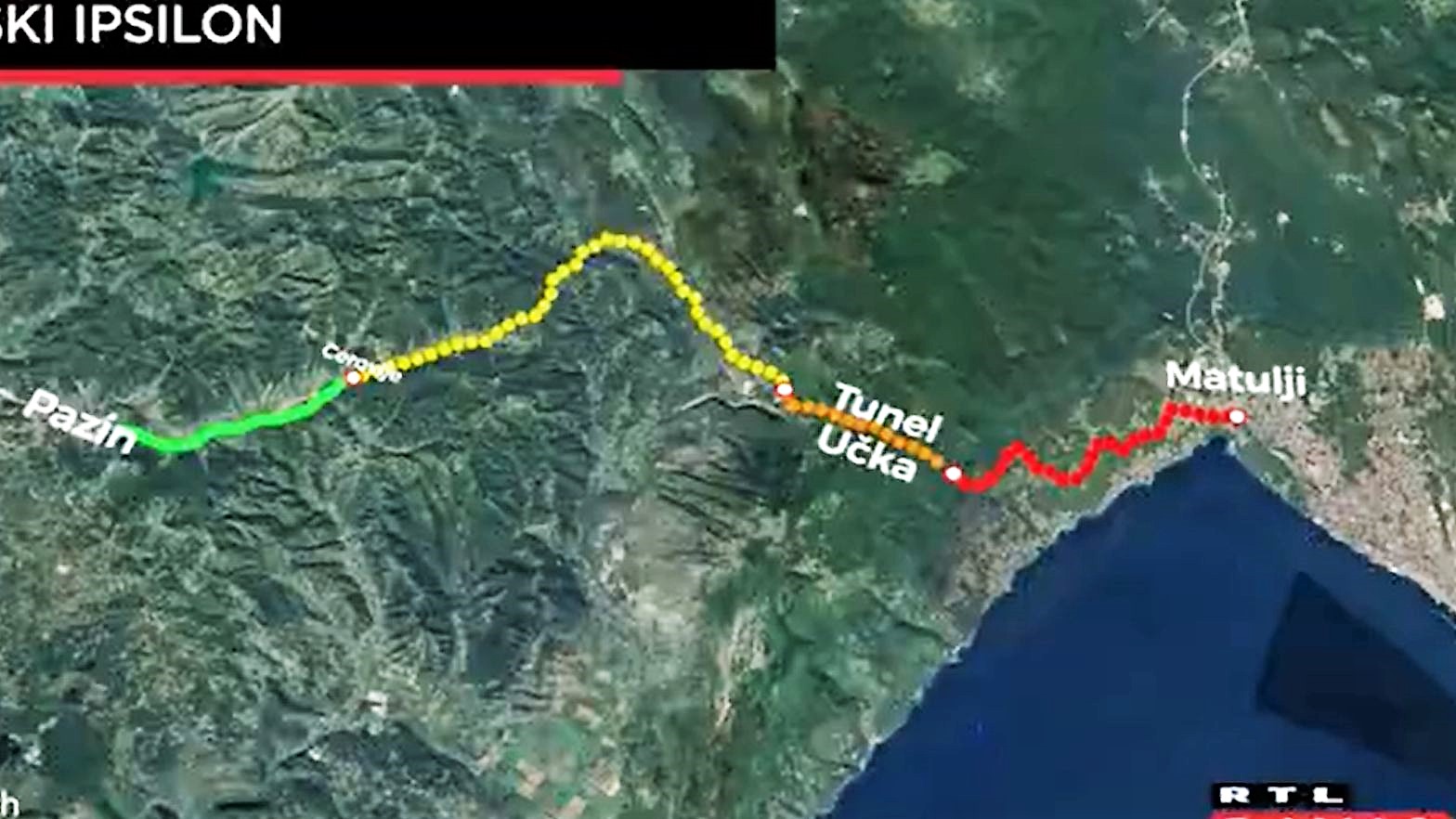 tunel učka karta