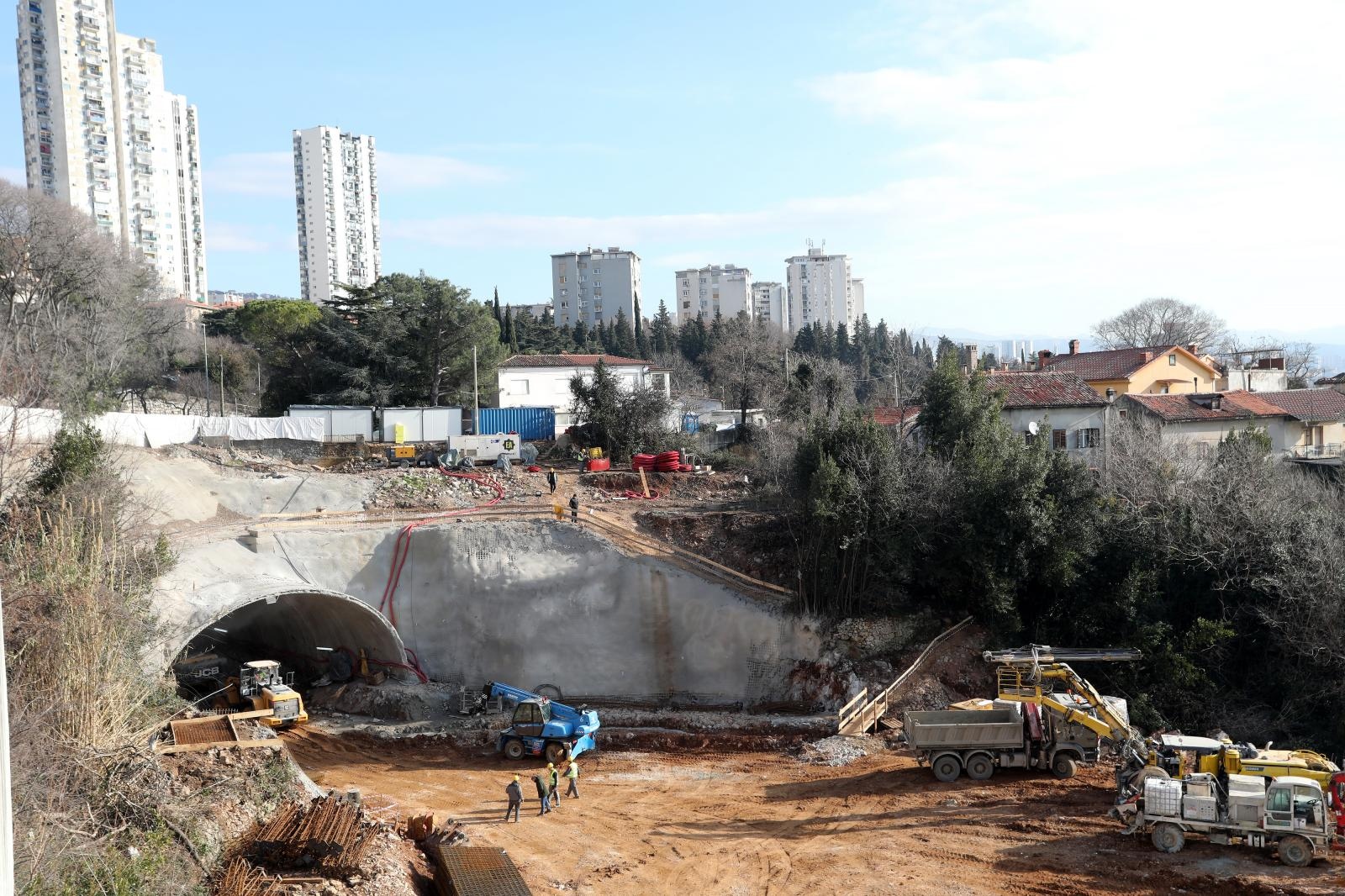 Rijeka: Probijeni prvi metri tunela Podmurvice
