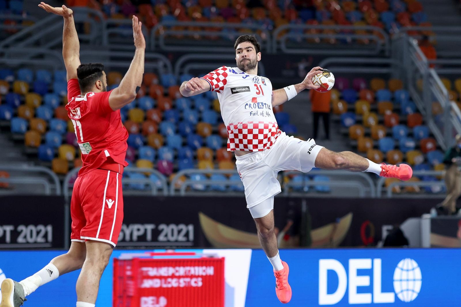 Kairo: Svjetsko prvenstvo u rukometu, Hrvatska – Bahrein