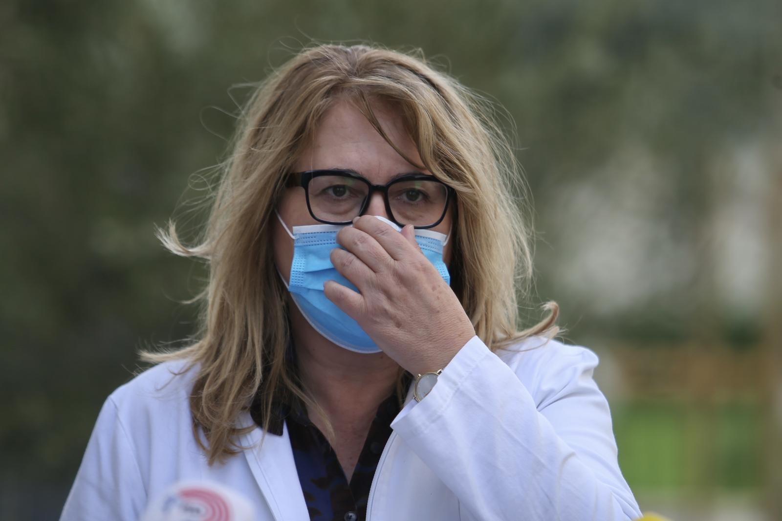 Split: Željka Karin dala izjavu za medije Split: Željka Karin dala izjavu za medije