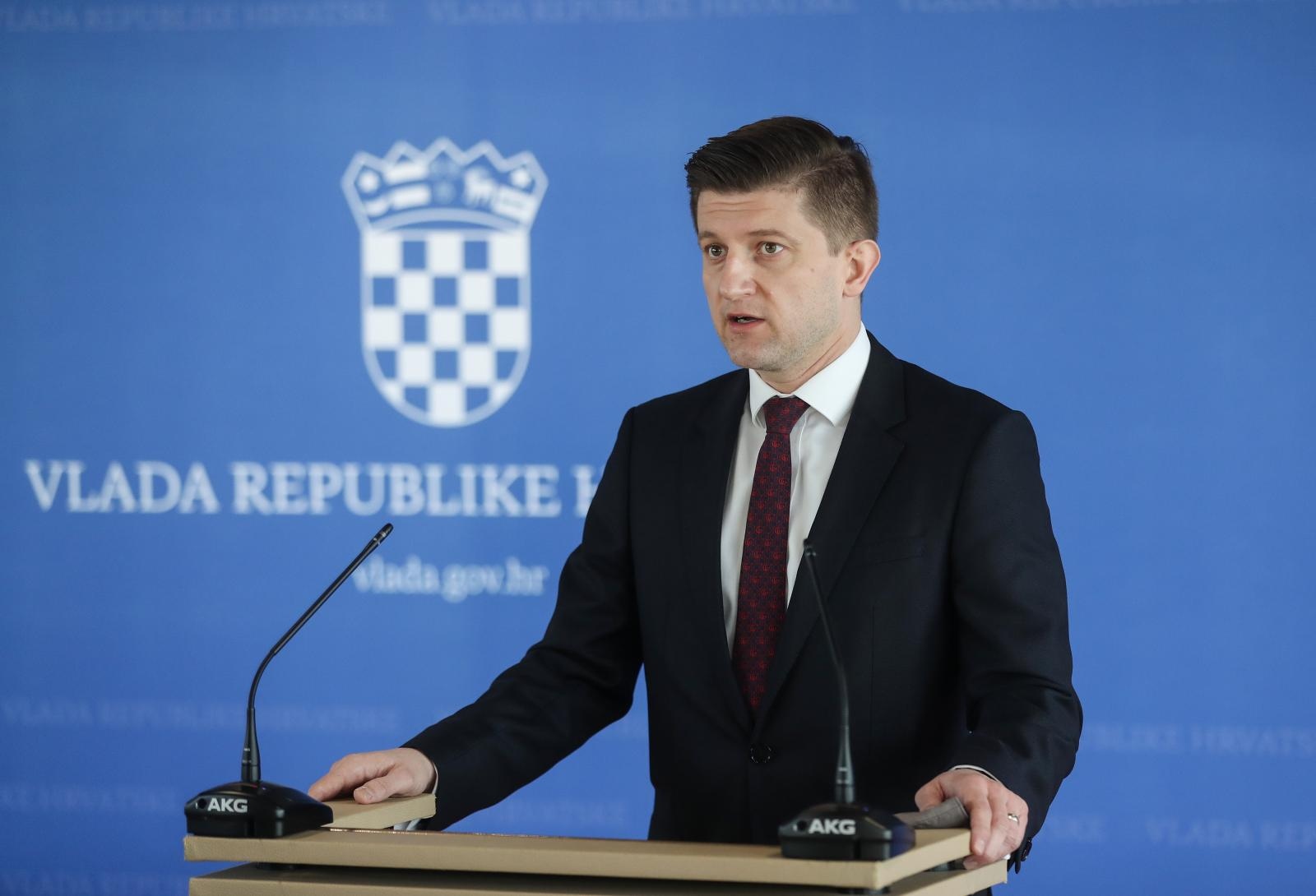 Zagreb: Zdravko Marić obratio se medijima nakon sjednice Vlade RH