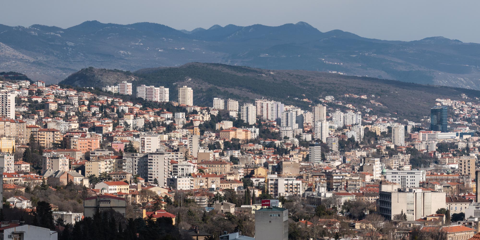 Gradske Totali Panorama Pogled Krnjevo Centar -4