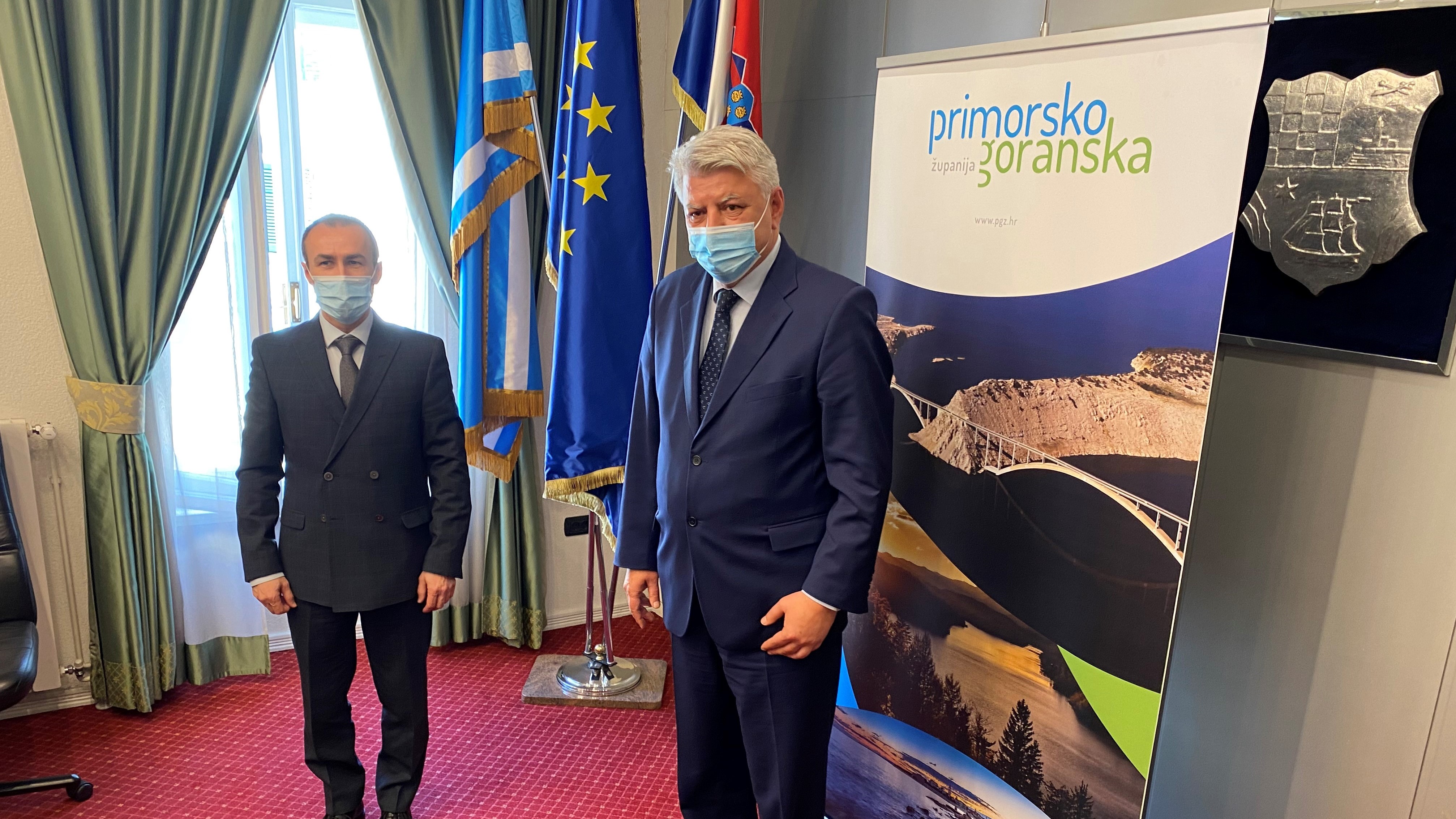 Župan Primorsko-goranske županije Zlatko Komadina i predsjednik uprave LRH Vladimir Bošnjak