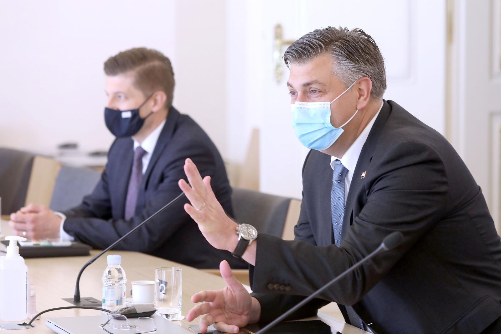 Zagreb: Andrej Plenković sastao se s predstavnicima umirovljenika
