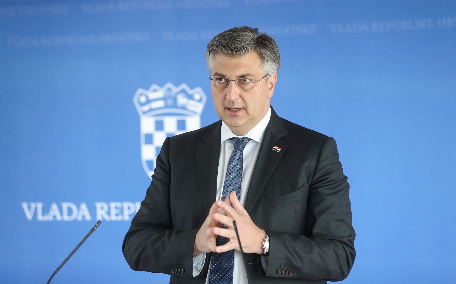Zagreb: Andrej Plenković dao izjavu nakon sjednice Užeg kabinata Vlade Zagreb: Andrej Plenković dao izjavu nakon sjednice Užeg kabinata Vlade