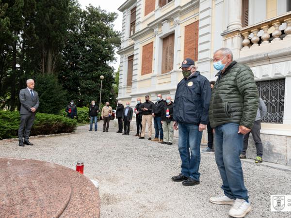 Foto Luigi Opatija, Grad Opatija, Polaganje vijenaca Oslobođenj