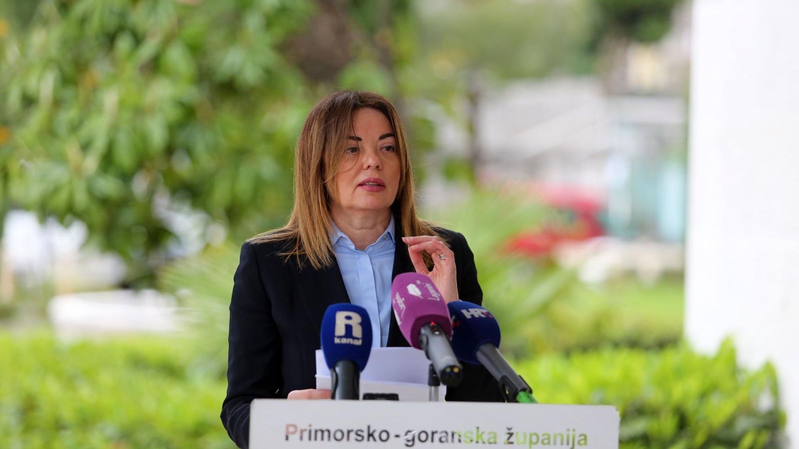 Rijeka: Konferencija za medije pročelnica i župana Primorsko-goranske županije Rijeka: Konferencija za medije pročelnica i župana Primorsko-goranske županije