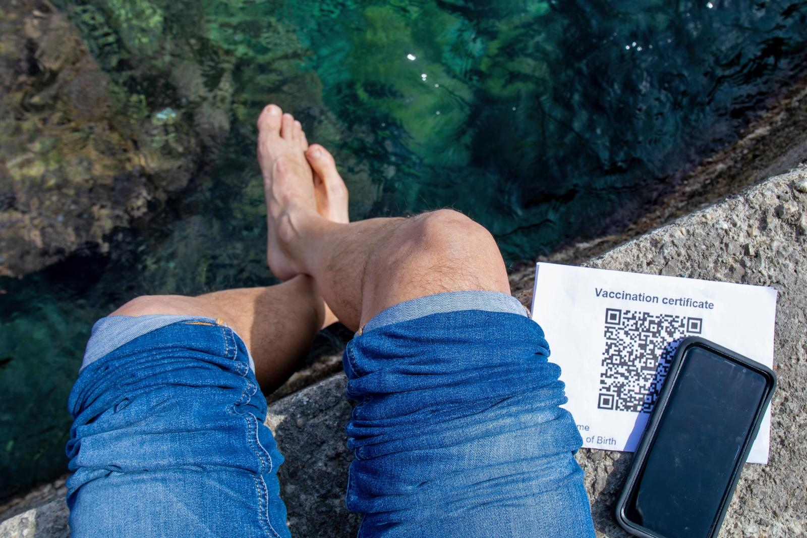 Dubrovnik: Ilustracija za Covid putovnicu.