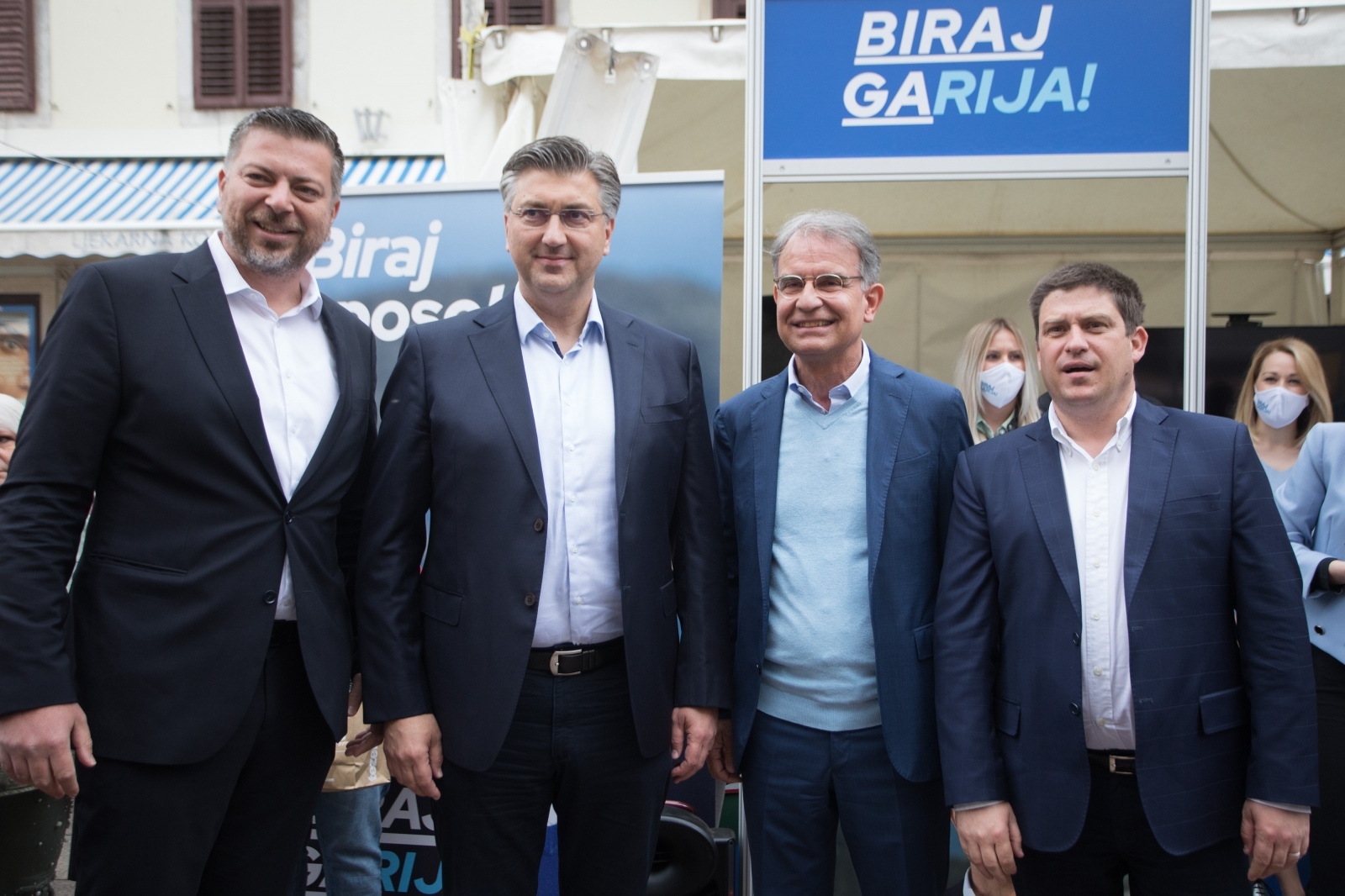 Plenković posjetio Rijeku i kandidate lokalnih izbora