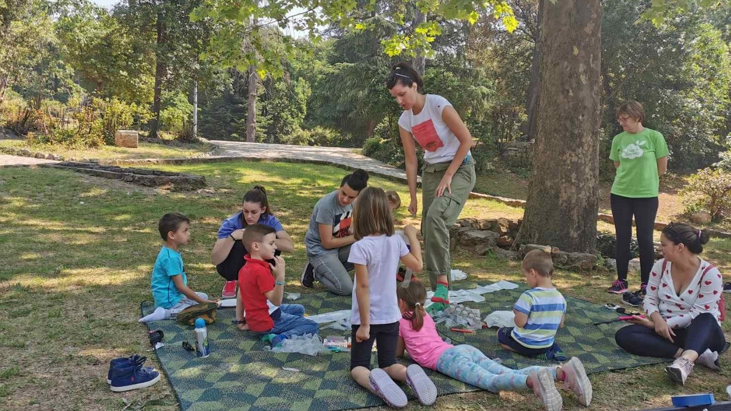 zeleni dan udruga portic djeca igra priroda park mlaka