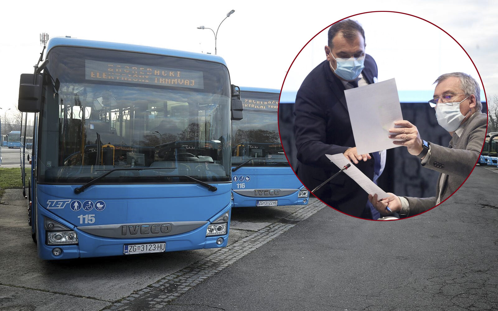 Zagreb: Gradonačelnik Bandić i ZET predstavili novih sedam autobusa