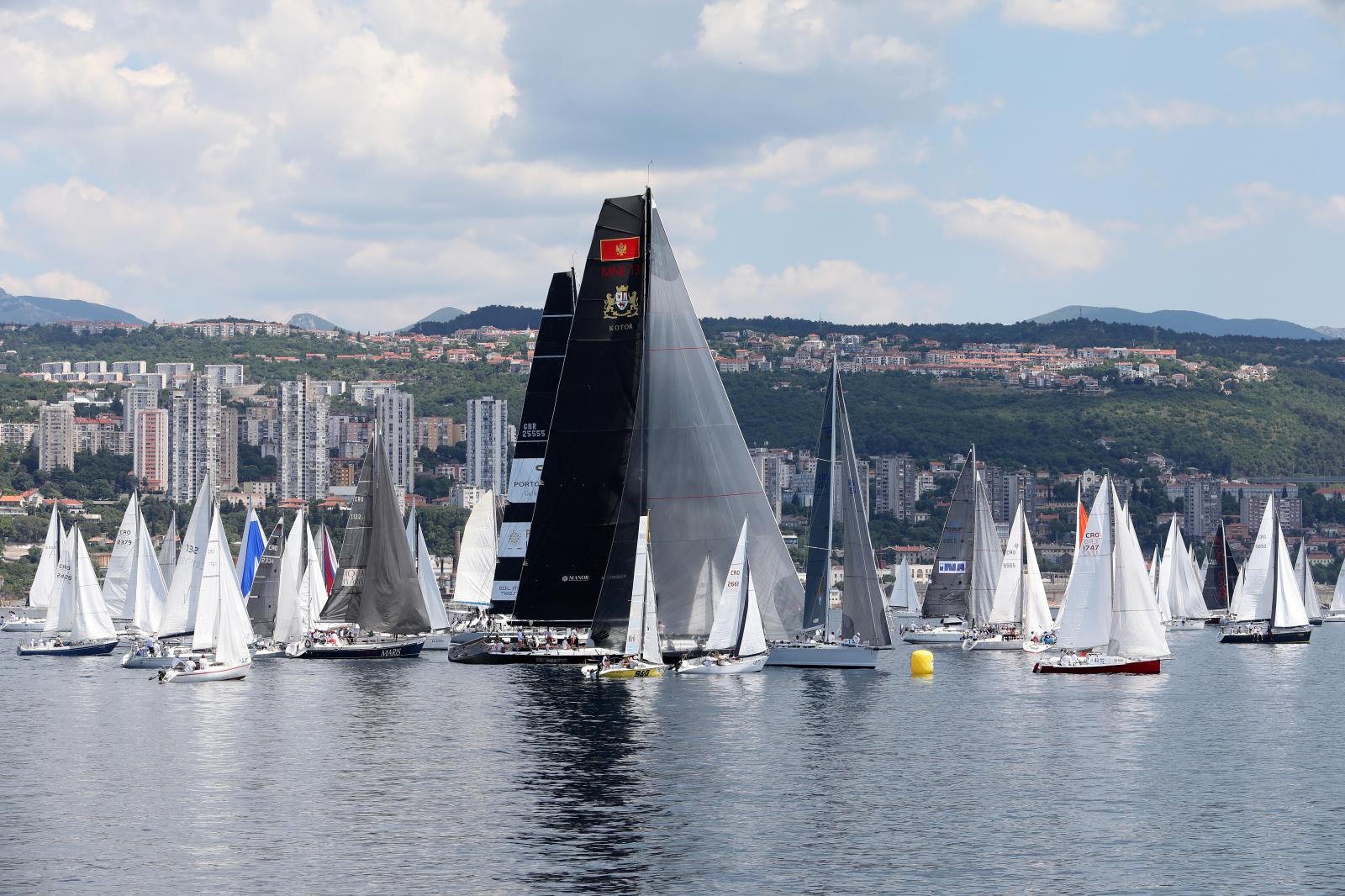 22. regata brodova Fiumanka u Kvarnerskom zaljevu