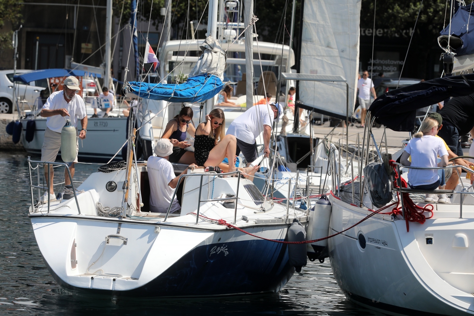 22. regata brodova Fiumanka u Kvarnerskom zaljevu
