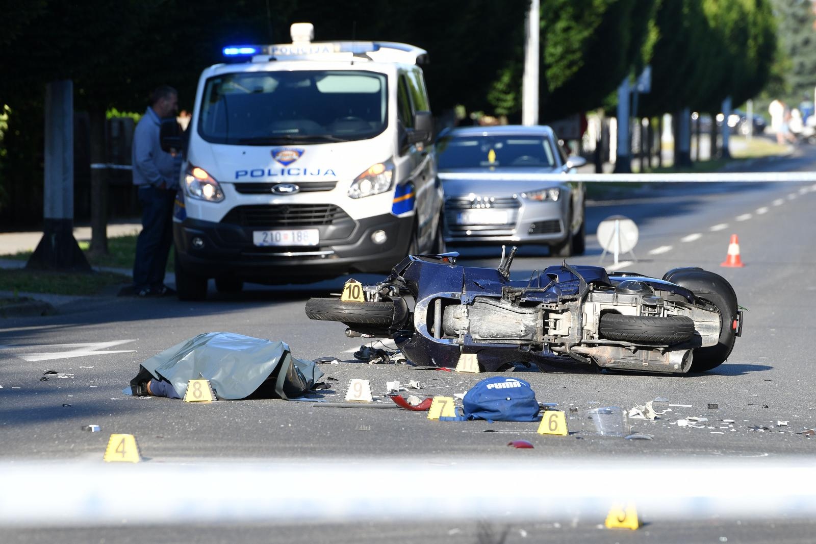 Čakovec:  Motociklist poginuo u sudaru s automobilom